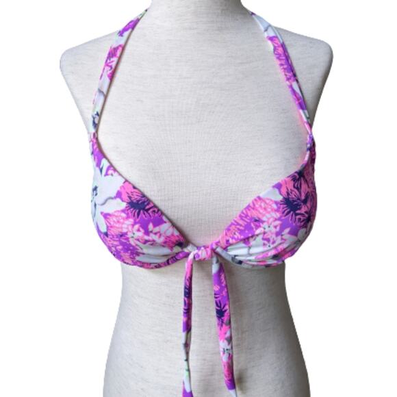 Victoria's Secret Push-up Floral Bikini Size Small 34B - Picture 2 of 12